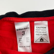 Load image into Gallery viewer, Boys Brilliant Basics, cotton long sleeve pyjama top, digger, FUC, size 3,  