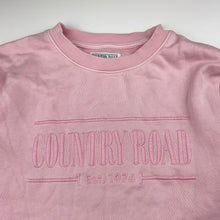 Load image into Gallery viewer, Girls Country Road, embroidered heritage fleece lined cotton sweater, FUC, size 12,  