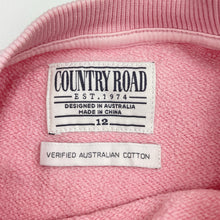 Load image into Gallery viewer, Girls Country Road, embroidered heritage fleece lined cotton sweater, FUC, size 12,  
