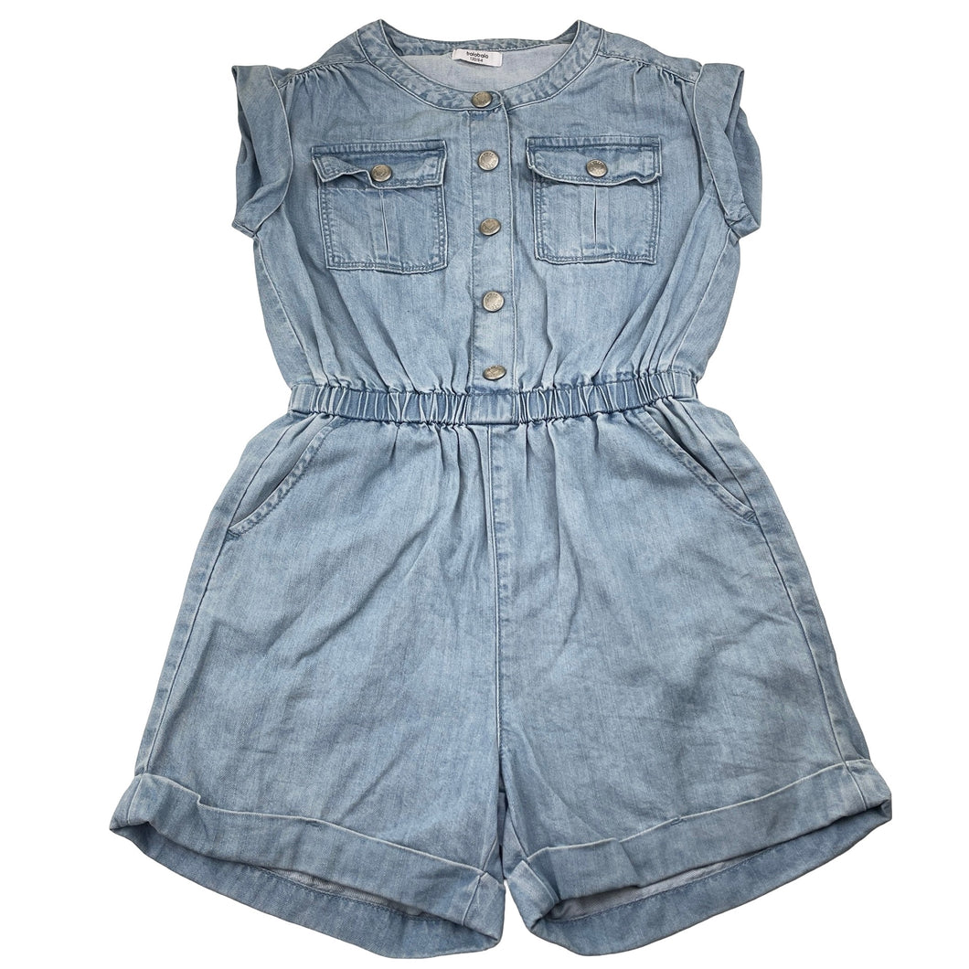 Girls Balabala, lyocell blend playsuit, poppers, GUC, size 8,  
