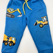 Load image into Gallery viewer, Boys Anko, fleece lined track pants, diggers, Inside leg: 29cm, FUC, size 2,  