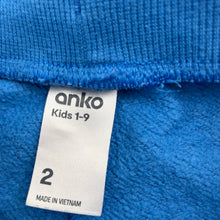 Load image into Gallery viewer, Boys Anko, fleece lined track pants, diggers, Inside leg: 29cm, FUC, size 2,  