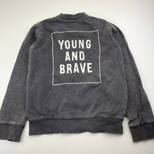 Load image into Gallery viewer, Boys Cotton On, fleece lined zip up sweater, wash fade, FUC, size 6,  