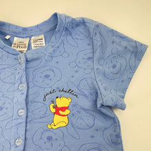 Load image into Gallery viewer, Girls Disney, Winnie the Pooh one-piece pyjamas, pilling, FUC, size 6,  