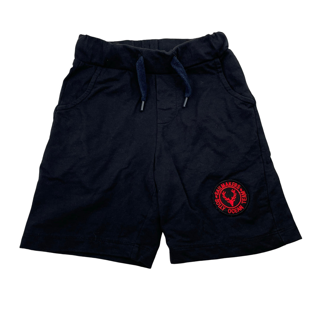 Boys Allen Solly, black casual shorts, elasticated, GUC, size 2-3,  