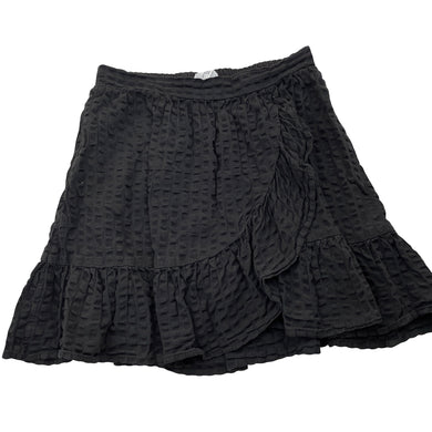 Girls H&M, crinkle cotton skirt, elasticated, L: 38cm, GUC, size 11-12,  