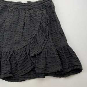 Girls H&M, crinkle cotton skirt, elasticated, L: 38cm, GUC, size 11-12,  