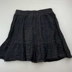 Girls H&M, crinkle cotton skirt, elasticated, L: 38cm, GUC, size 11-12,  