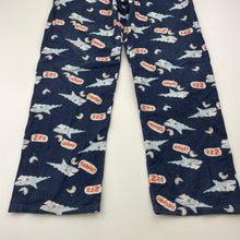 Load image into Gallery viewer, Boys Brilliant Basics, flannel cotton pyjama pants, sharks, FUC, size 7,  
