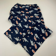 Load image into Gallery viewer, Boys Brilliant Basics, flannel cotton pyjama pants, sharks, FUC, size 7,  