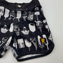 Load image into Gallery viewer, Boys Rock Your Kid, lightweight board shorts, elasticated, wash fade &amp; small catches, FUC, size 6,  