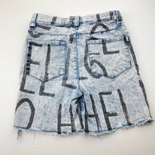 Load image into Gallery viewer, Boys Minti, lightweight stretch denim shorts, adjustable, FUC, size 7,  
