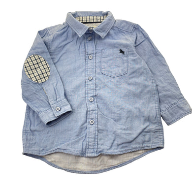 Boys H&M, lightweight cotton long sleeve shirt, EUC, size 1,  