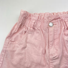 Load image into Gallery viewer, Girls 1964 Denim Co, pink stretch cotton shorts, elasticated, FUC, size 8,  