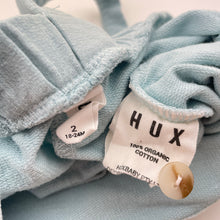 Load image into Gallery viewer, Unisex Hux, blue organic cotton overalls, GUC, size 2,  