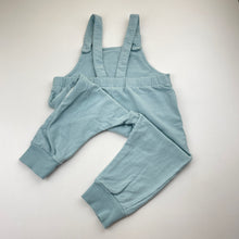 Load image into Gallery viewer, Unisex Hux, blue organic cotton overalls, GUC, size 2,  