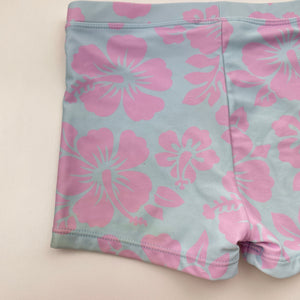 Girls Cotton On, floral swim shorts, elasticated, FUC, size 7,  