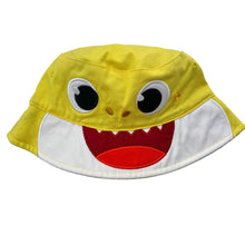 Load image into Gallery viewer, Boys Nickelodeon, Baby Shark reversible bucket hat, marks on top, (yellow side), FUC, size 1-3,  