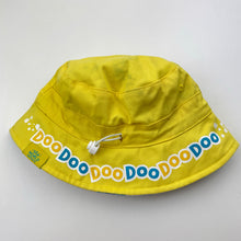 Load image into Gallery viewer, Boys Nickelodeon, Baby Shark reversible bucket hat, marks on top, (yellow side), FUC, size 1-3,  