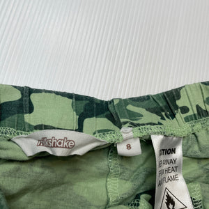 Boys Milkshake, cotton pyjama shorts, dinosaurs, GUC, size 8,  