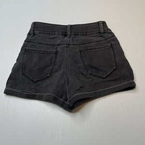 Girls Anko, stretch denim shorts, adjustable, FUC, size 9,  