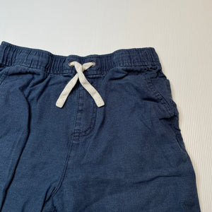 Boys Anko, blue linen shorts, elasticated, GUC, size 12,  