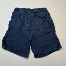 Load image into Gallery viewer, Boys Anko, blue linen shorts, elasticated, GUC, size 12,  