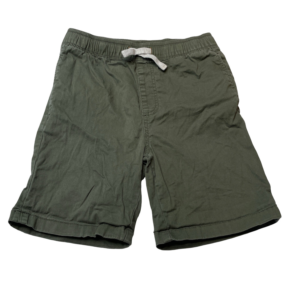 Boys Anko, khaki stretch cotton shorts, elasticated, GUC, size 10,  