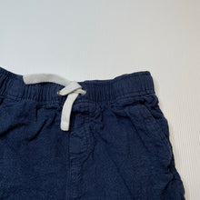 Load image into Gallery viewer, Boys Anko, blue linen/cotton shorts, elasticated, GUC, size 10,  