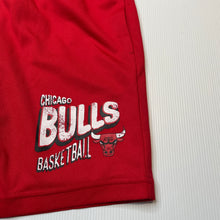 Load image into Gallery viewer, Boys NBA, Chicago Bulls basketball shorts, elasticated, EUC, size 6,  