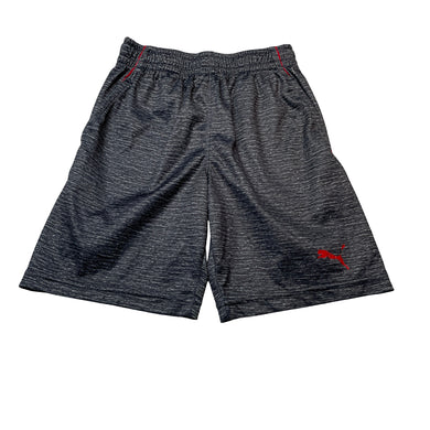 Boys PUMA, grey sports / activewear shorts, elasticated, FUC, size 6,  