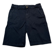 Load image into Gallery viewer, Boys Indie, navy stretch cotton chino shorts, adjustable, GUC, size 8,  
