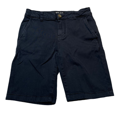 Boys Indie, navy stretch cotton chino shorts, adjustable, GUC, size 8,  