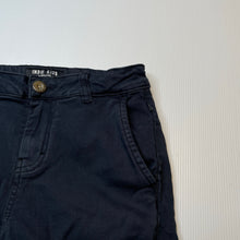 Load image into Gallery viewer, Boys Indie, navy stretch cotton chino shorts, adjustable, GUC, size 8,  