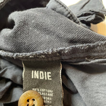 Load image into Gallery viewer, Boys Indie, navy stretch cotton chino shorts, adjustable, GUC, size 8,  