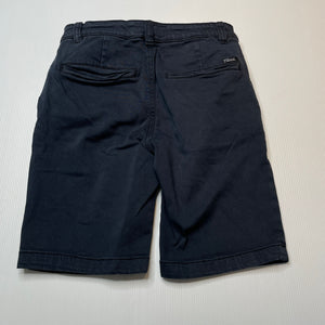 Boys Indie, navy stretch cotton chino shorts, adjustable, GUC, size 8,  