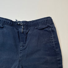 Load image into Gallery viewer, Boys Anko, navy stretch cotton shorts, elasticated, FUC, size 7,  