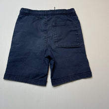 Load image into Gallery viewer, Boys Anko, navy stretch cotton shorts, elasticated, FUC, size 7,  