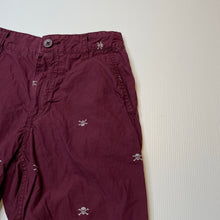 Load image into Gallery viewer, Boys Old Navy, lightweight cotton shorts, adjustable, skulls, GUC, size 8,  