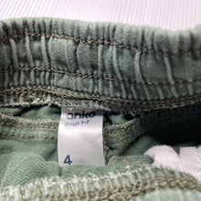 Load image into Gallery viewer, Boys Anko, khaki casual shorts, elasticated, FUC, size 4,  