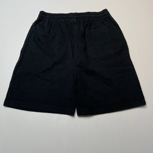 Boys Target, black cotton school shorts, elasticated, GUC, size 7,  
