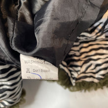 Load image into Gallery viewer, Girls layered, zebra print skirt, elasticated, L: 27cm, FUC, size 4-5,  