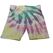 Load image into Gallery viewer, Girls Cotton On, tie dyed stretchy bike shorts, GUC, size 6,  