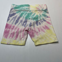 Load image into Gallery viewer, Girls Cotton On, tie dyed stretchy bike shorts, GUC, size 6,  
