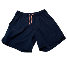 Load image into Gallery viewer, Girls Anko, navy lightweight stretch board shorts, elasticated, EUC, size 14,  