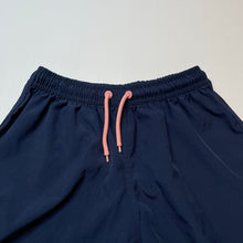 Load image into Gallery viewer, Girls Anko, navy lightweight stretch board shorts, elasticated, EUC, size 14,  