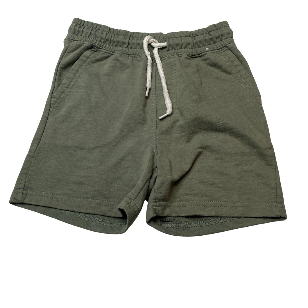 Boys Cotton On, khaki casual shorts, elasticated, GUC, size 6,  