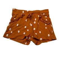 Load image into Gallery viewer, Girls Mango, lightweight orange cotton shorts, elasticated, GUC, size 6,  