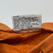 Load image into Gallery viewer, Girls Mango, lightweight orange cotton shorts, elasticated, GUC, size 6,  