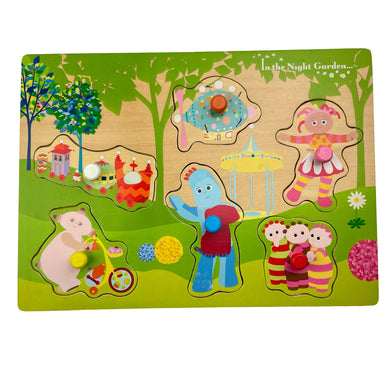 Toys In the Night Garden, wooden puzzle set, GUC, size ,  